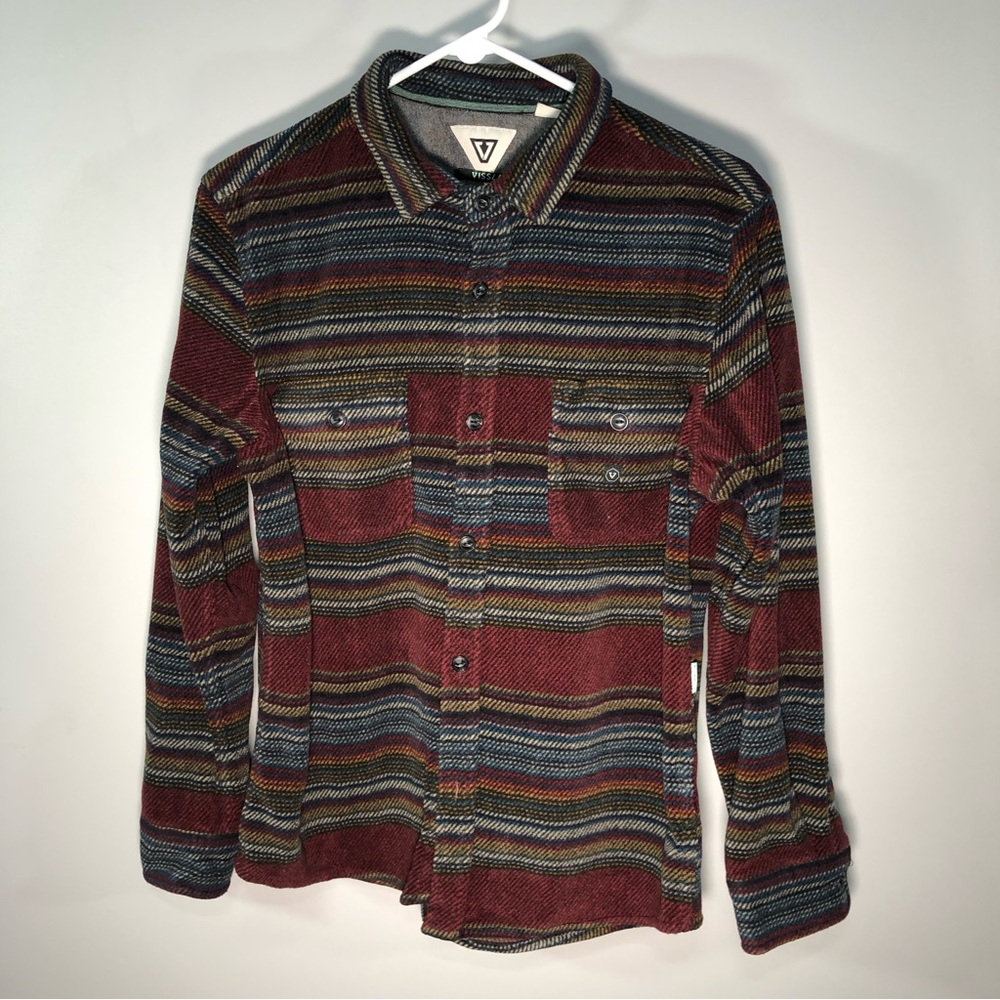 Vissla button up multi color